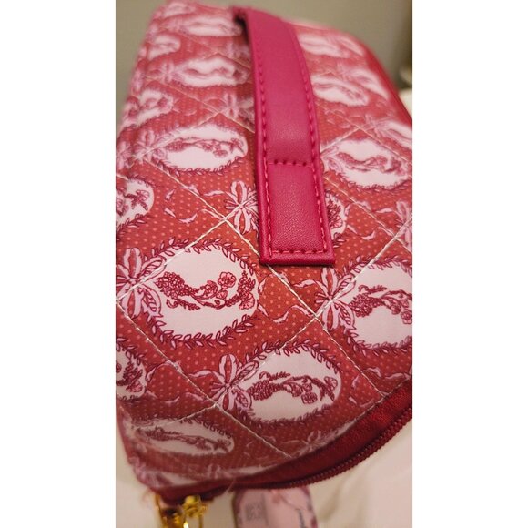 The Vintage Cosmetic Company Hair Turban Duo + Cosmetic Bag Set — Burgundy Cameo - Picture 8 of 8